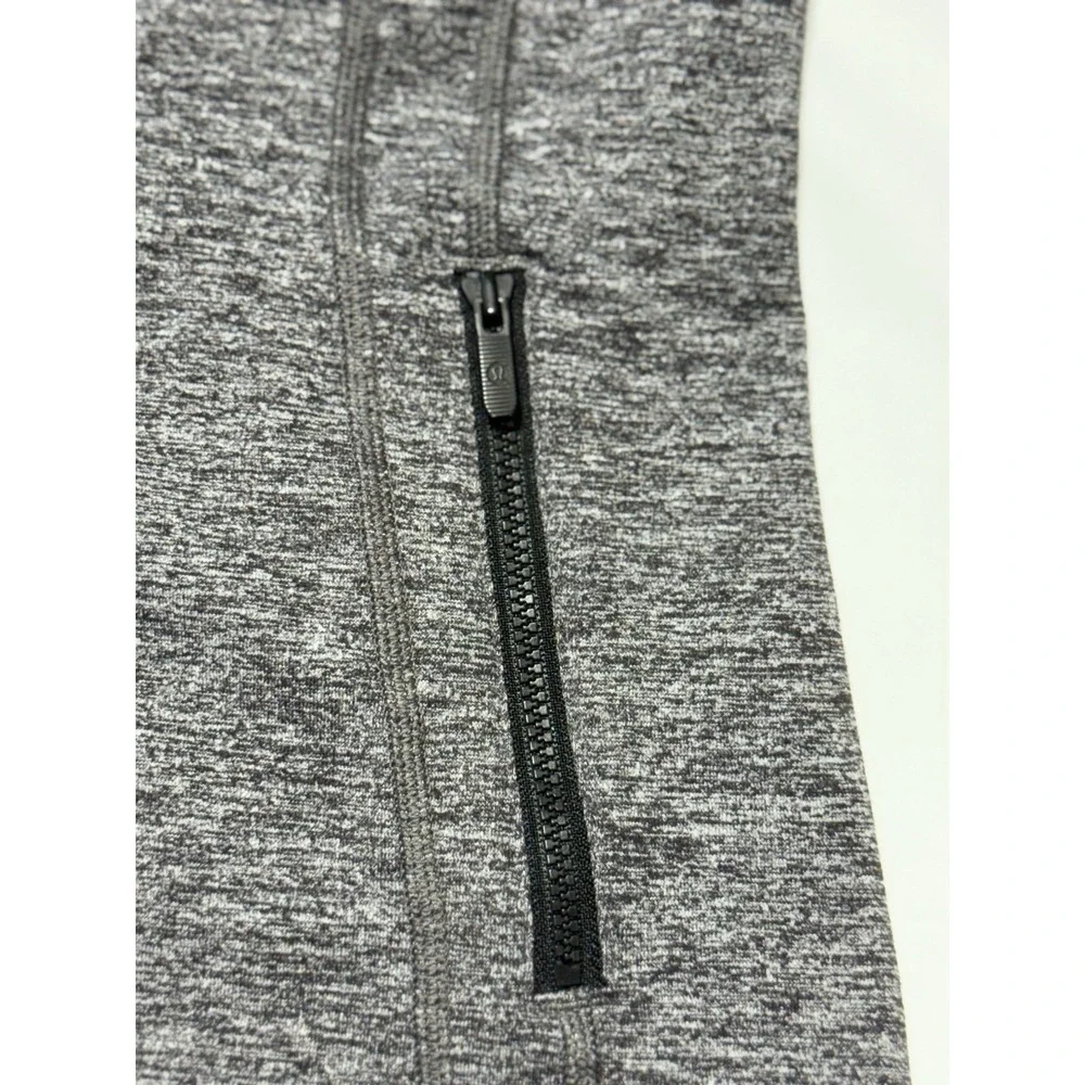 lululemon athletica Define Jacket – Gray Heather Full Zip Pockets Stretch, 8